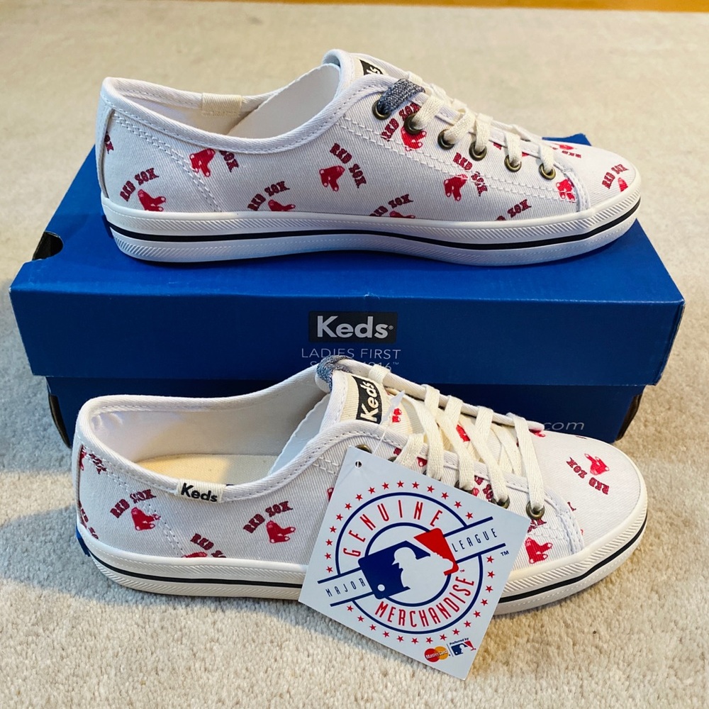 Keds MLB Red Sock Lace Up Sneakers
